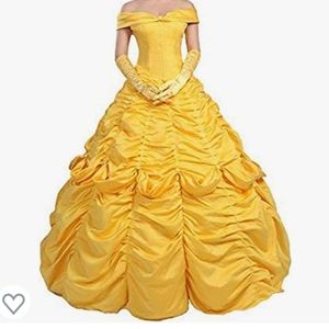 Disney Beauty and the Beast Belle Cosplay Dress for Halloween/Fun